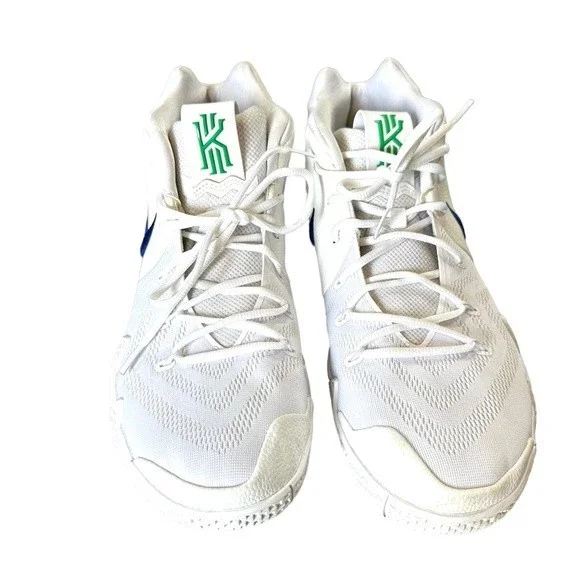 Nike Kyrie 4 White And Deep Royal Sneakers Mens Size 14